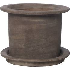 Ernst Terracotta Pot With Saucer Ø18 cm