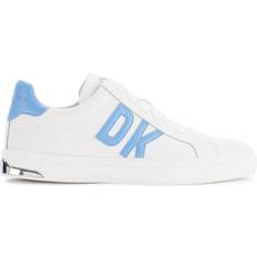 Abeni Läder Sneakers Hud Karta Nyckelband - Vit/Rosa