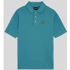 Lyle & Scott Polo Shirts Lyle & Scott Boy's Kids Plain Polo Shirt Blue
