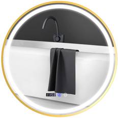 Northio Rund Badrumsspegel Med Belysning 60cm LED-Dimfri