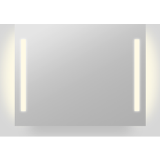 Badeværelsesmøbler 90cm Mikelo Milobad C23 Spejl M/LED 70 x 90 cm
