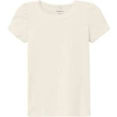 0-1M T-shirts Børnetøj Name It Bluser & T-shirts NMFKAB - Sand