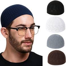Solid Solid Color Knitted Beanie Cap - Breathable