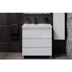Badeværelsesmøbler Cosmic Cabinet 3 Drawers With Legs With Teckstone Washbasin