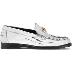 Versace Women Low Shoes Versace Woman Loafers - Silver