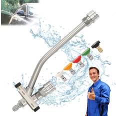 Pressure Washers & Power Washers Gogerstar Foam Cannon Dual Connector Accessory 1/4 in Quick Connect Power Washer