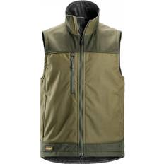 Snickers Arbetsvästar Snickers AllroundWork Softshellväst Stretch - Khaki Green