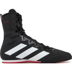 Adidas White Gym & Training Shoes adidas Box Hog 4 Boxing Shoes - Core Black/Cloud White/Pure Ruby