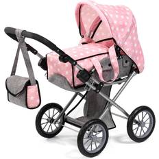 Dockvagn Bayer Bayer Design Combi Dockvagn City Grå/Rosa