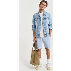 Gant Men Shorts Gant Men Shield Sweat Shorts - Fresh Blue