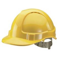 Safety Helmets Beeswift Beeswift Comfort Vented Safety Helmet ABS Shell - Yellow