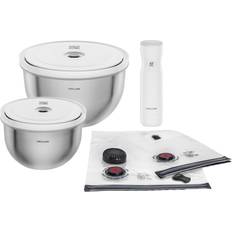 Zwilling fresh starter Zwilling Fresh & Save Bowls Vakuum Starter Set 9-tlg Silber-Weiß Brotdose