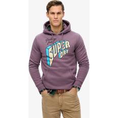 Superdry Men's North Cali Hoodie - Purple
