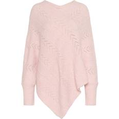 Pink Ponchos & Kapper Cream Kappe - Pink/Meleret