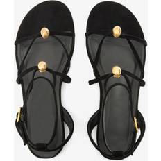 Isabel Marant Sko Isabel Marant Sandalias Aeza - Mujer - Black/Gold