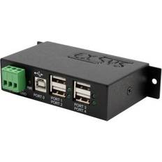 Concentradores USB EXSYS EX-1594HMS Industrial Concentrade 4 Puertos USB 2.0