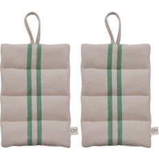 Linen Pot Holders OYOY Linu 2-pk Gryteklut Grønn