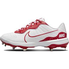 Baseball Shoes Nike Alpha Huarache Varsity 4 - White University Red