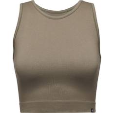 Nylon Linnen Black Diamond Women's Seamless Rib Tank Linne - Beige/Brun