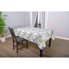 Chiffons & Tissus En Toile Cirée Rectangulaire 140 x 200 cm Bleu Nappe (200x)