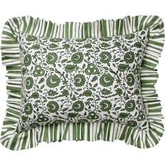 Damson Kuddfodral 30x40 cm Grön Kuddöverdrag Grön