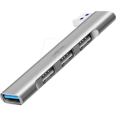 LogiLink Ultraslim USB-A 3.0 Hub 1 x USB-A 3 x USB-A