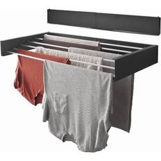OurHouse Black Wall Mounted Clothes Airer - Black