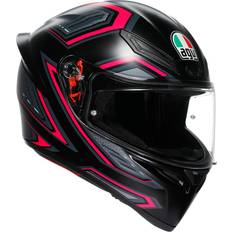 AGV K1 S Sling Motorrad Helm - Matt Schwarz/Grau/Pink