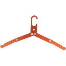 Tomtop Jms Aluminum Alloy Outdoor Folding Multifunction Hanger Non Slip Portable Drying Rack - Orange