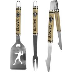 Steel BBQ Tools Siskiyou Sports F3LS150 Unisex NFL Orleans Saints 3 Piece Steel BBQ Tool Set