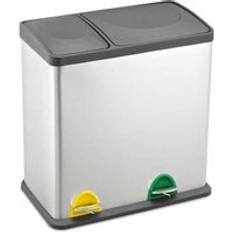 EVRE Recycling Bin with Lids for Kitchen 36 Litre Capacity 35L