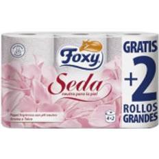 Foxy Silk Toilet Paper 3 Layers 4 + 2 Rolls