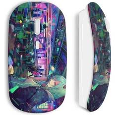Drahtlose Maus High-Tech-Anime-Manga-Mödchen
