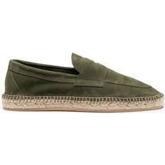 Scarosso Diego Jute-Sole Suede Espadrilles - Green