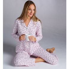 Men - Pink Sleepwear Pajama & Pant Set - 2Pc