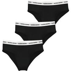 Björn Borg Dame Trusser Björn Borg Logo Highwaist Brief 3-pack - Black