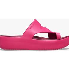 Crocs Getaway Platform Toe Loop Sandals - Dragon Fruit