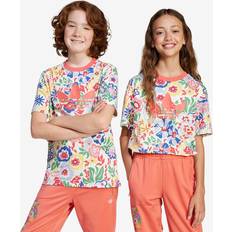 Pink Tops adidas Liberty London T-Shirt Kids - Cloud White/Multicolor