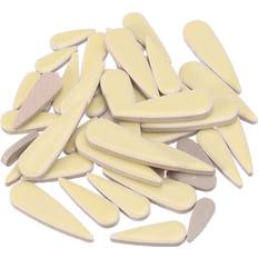 Wall Mosaic tiles Uxcell 100g Petal Mosaic Tiles Glazed Ceramic Tiles Light Yellow