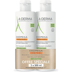 Toiletries A-Derma Exomega Control Emollient Foaming Gel 2 x 500ml