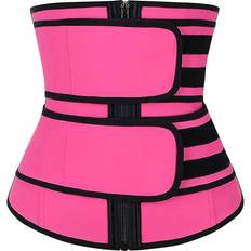 Red Corsets Wejoy Womens Waist Trainer Corset Slimming Body Shaper - Rose Red