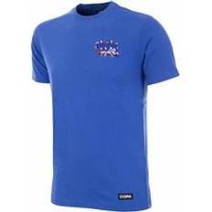 France T-shirts Copa Football European Champions T-shirt France 2000 Bleu