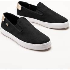 Tommy Hilfiger Vulc Canvas Slip-On Sneaker - Black