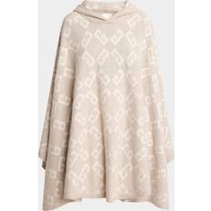Cashmere Ponchos & Kapper Givenchy Monogram 72 Hooded Cashmere Poncho - Beige