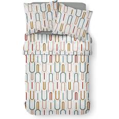Textiles Today Parure Coton 220 x 240 cm Blanc Linge de Lit Blanc