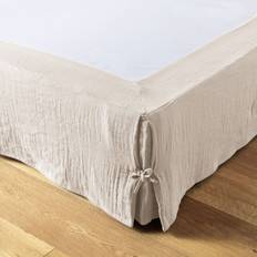 Cache Sommiers 140x190 cm Gaze De Coton Naturel Cache Sommier