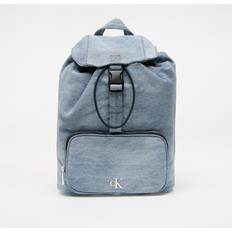 Calvin Klein Dam Ryggsäckar Calvin Klein Denim Luna Mini Flap Backpack - Mid Blue