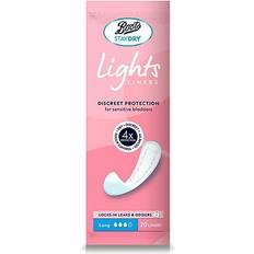 Toiletries Boots Staydry Lights Long Liners 20 Pack