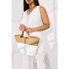 Bucket Bags Yours Natural Brown Straw Bucket Bag - Brown