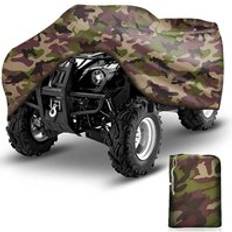 Car Covers Ikodm ATV Quad Cover Outdoor Winterproof Dust Rain Ochrona UV 190T Kamuflaż XXXL 256 x 110 x 120 cm
